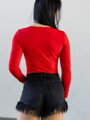 Dámské triko s dlouhým rukávem VS-DN 1902 LENA červená